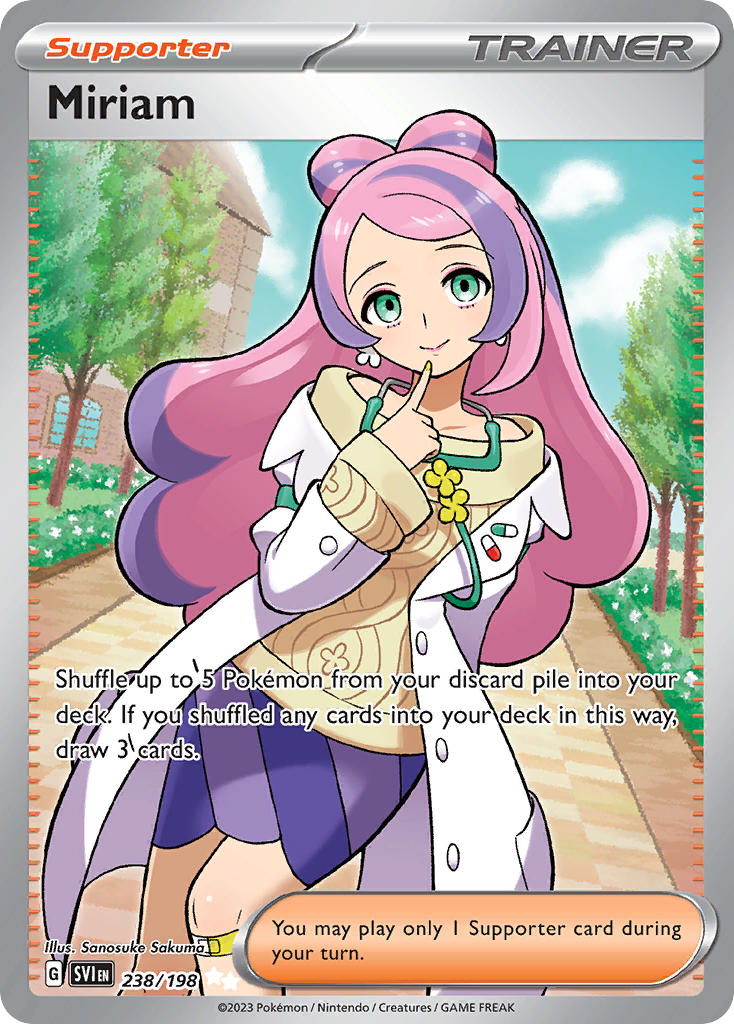 Miriam⁣ - Scarlet & Violet⁣ (Ultra Rare)⁣ [238] English / Near Mint / Normal