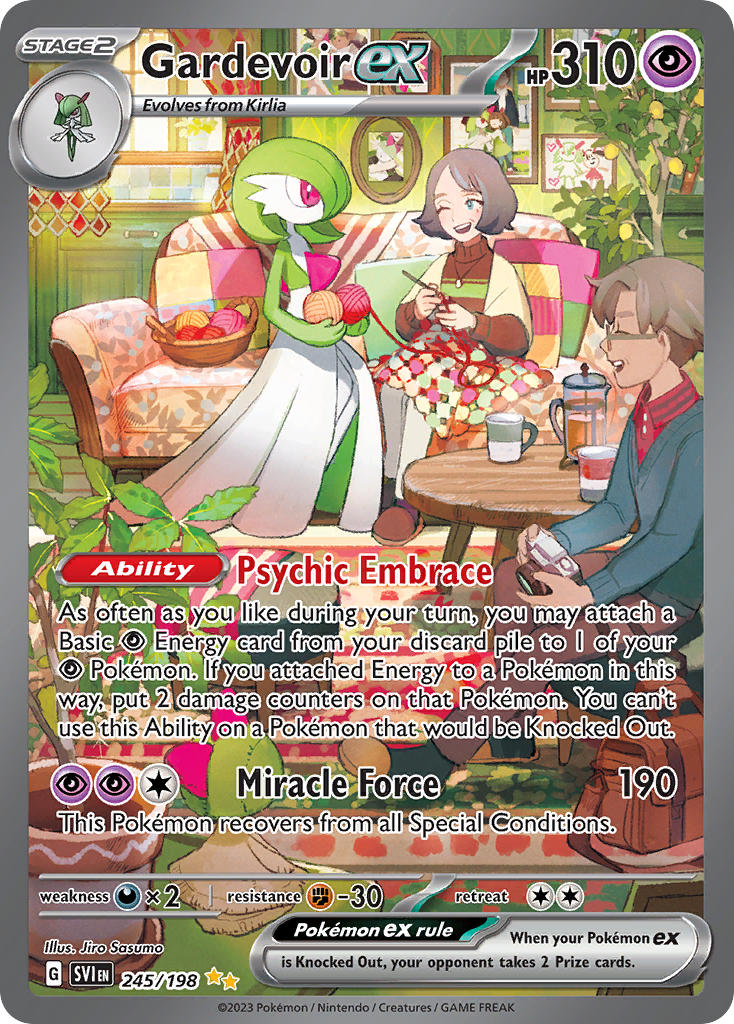 Gardevoir ex⁣ - Scarlet & Violet⁣ (Special Illustration Rare)⁣ [245] English / Near Mint / Normal