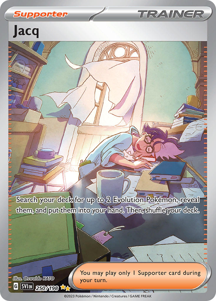 Jacq⁣ - Scarlet & Violet⁣ (Special Illustration Rare)⁣ [250] English / Near Mint / Normal