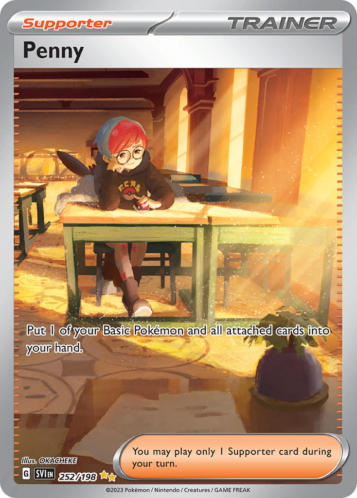 Penny⁣ - Scarlet & Violet⁣ (Special Illustration Rare)⁣ [252] English / Near Mint / Normal