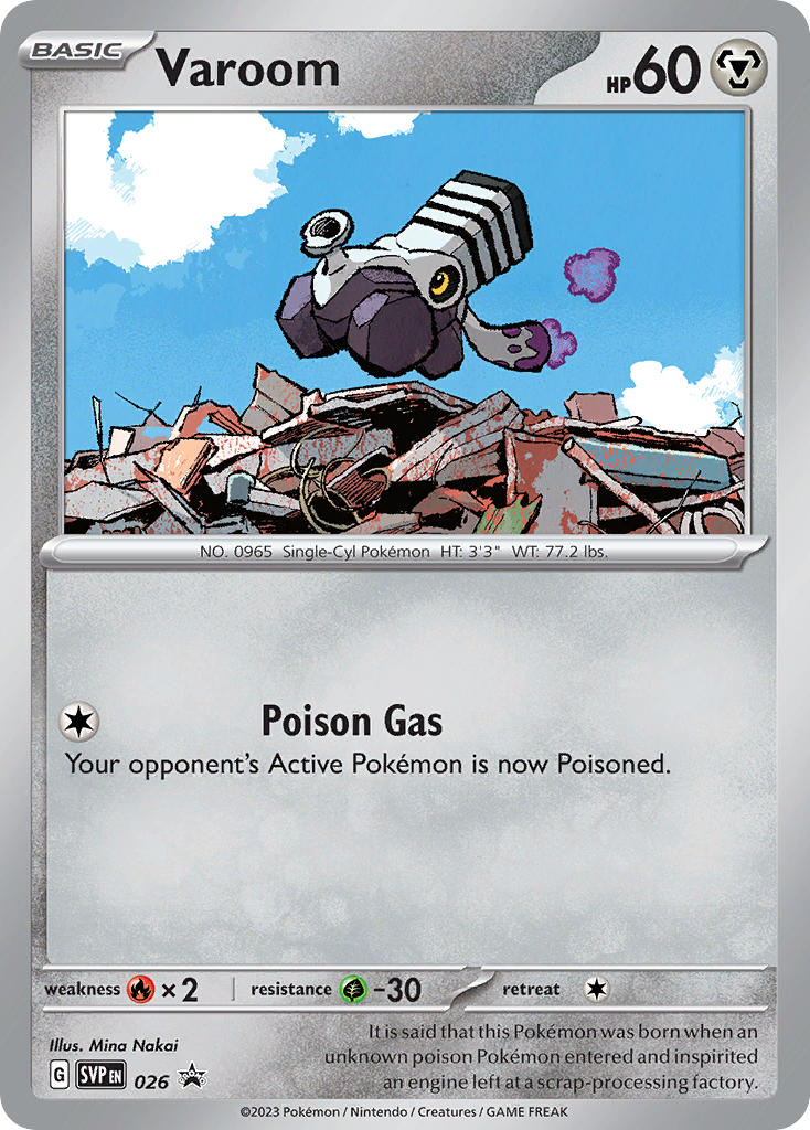 Varoom⁣ - SV Black Star Promos⁣ (Promo)⁣ [026] English / Near Mint / Normal