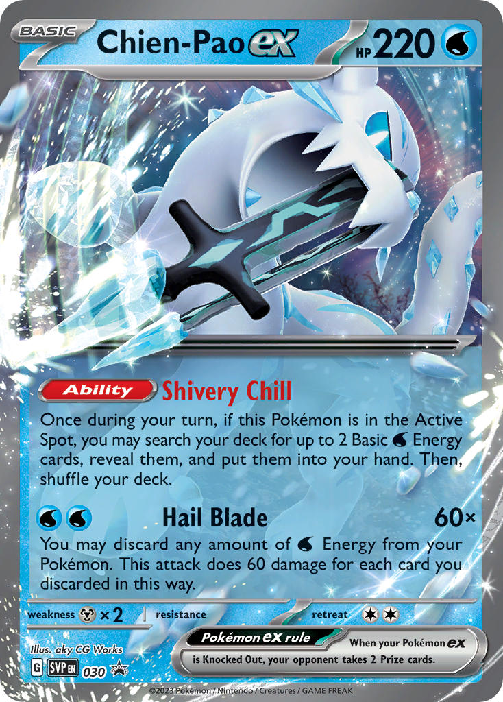 Chien-Pao ex - SV Black Star Promos (Promo) [SVP-030] English / Near Mint / Normal