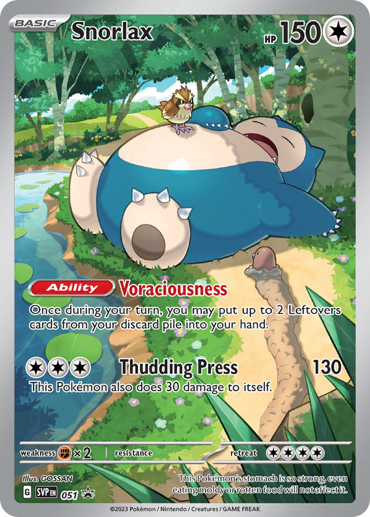Snorlax⁣ - SV Black Star Promos⁣ (Promo)⁣ [051] English / Near Mint / Normal
