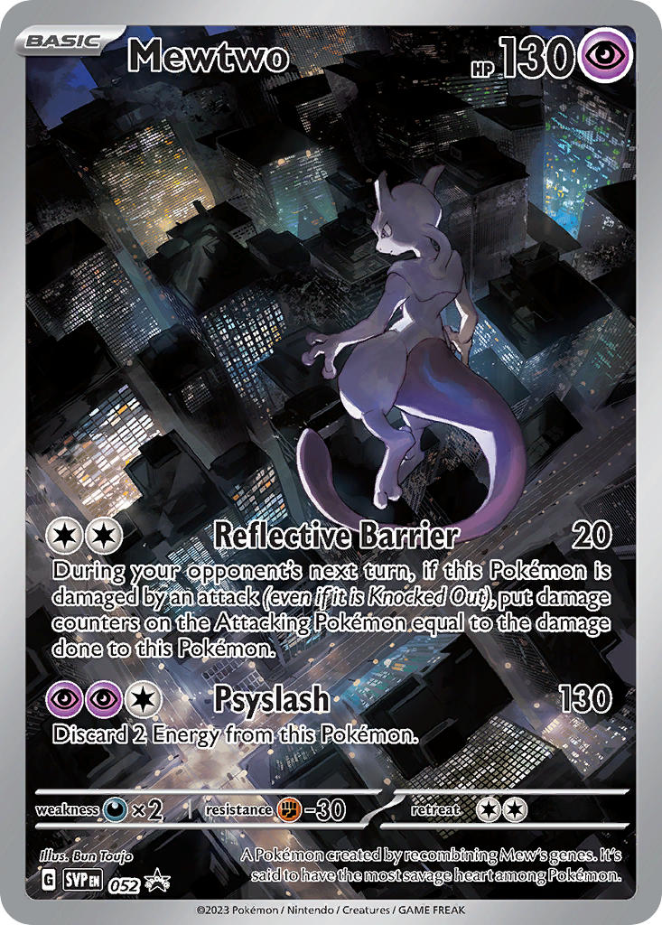 Mewtwo⁣ - SV Black Star Promos⁣ (Promo)⁣ [052] English / Near Mint / Normal