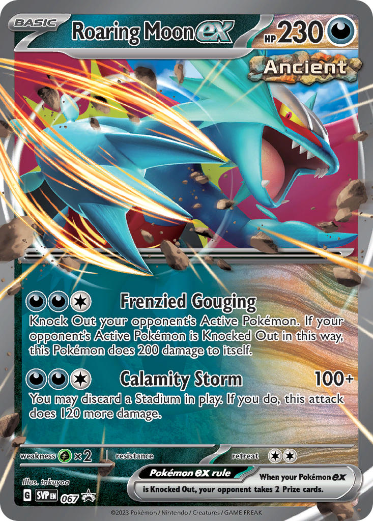 Roaring Moon ex - SV Black Star Promos (Promo) [SVP-067] English / Near Mint / Normal