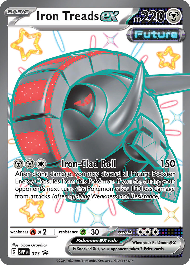 Iron Treads ex⁣ - SV Black Star Promos⁣ (Promo)⁣ [073] English / Near Mint / Normal