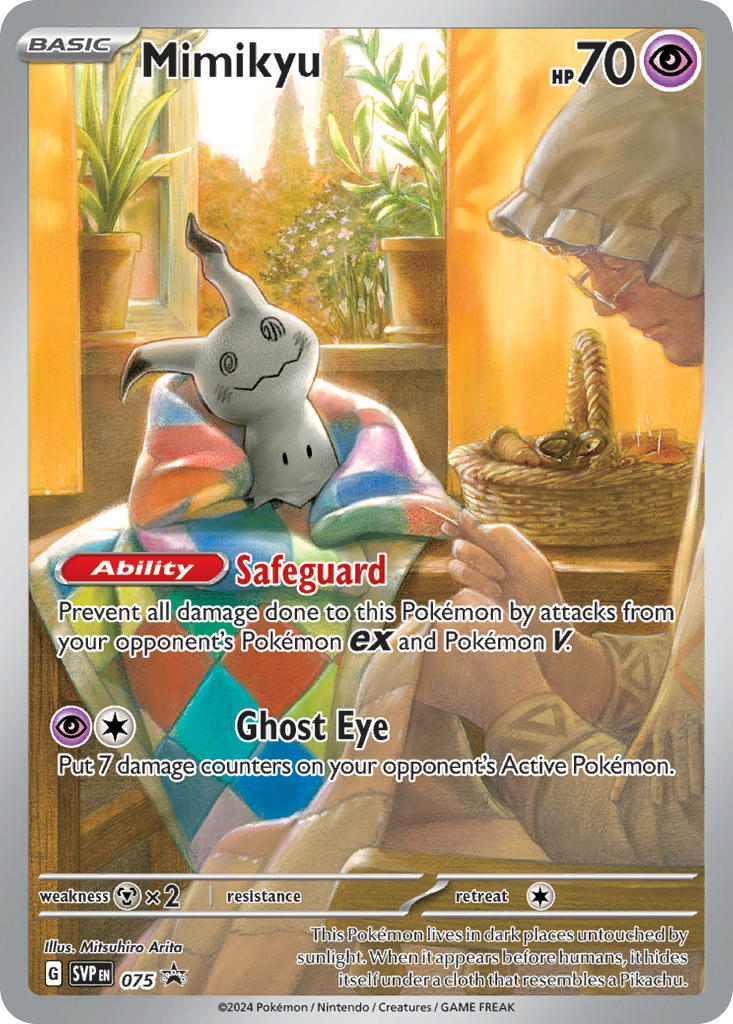 Mimikyu⁣ - SV Black Star Promos⁣ (Promo)⁣ [075] English / Near Mint / Normal