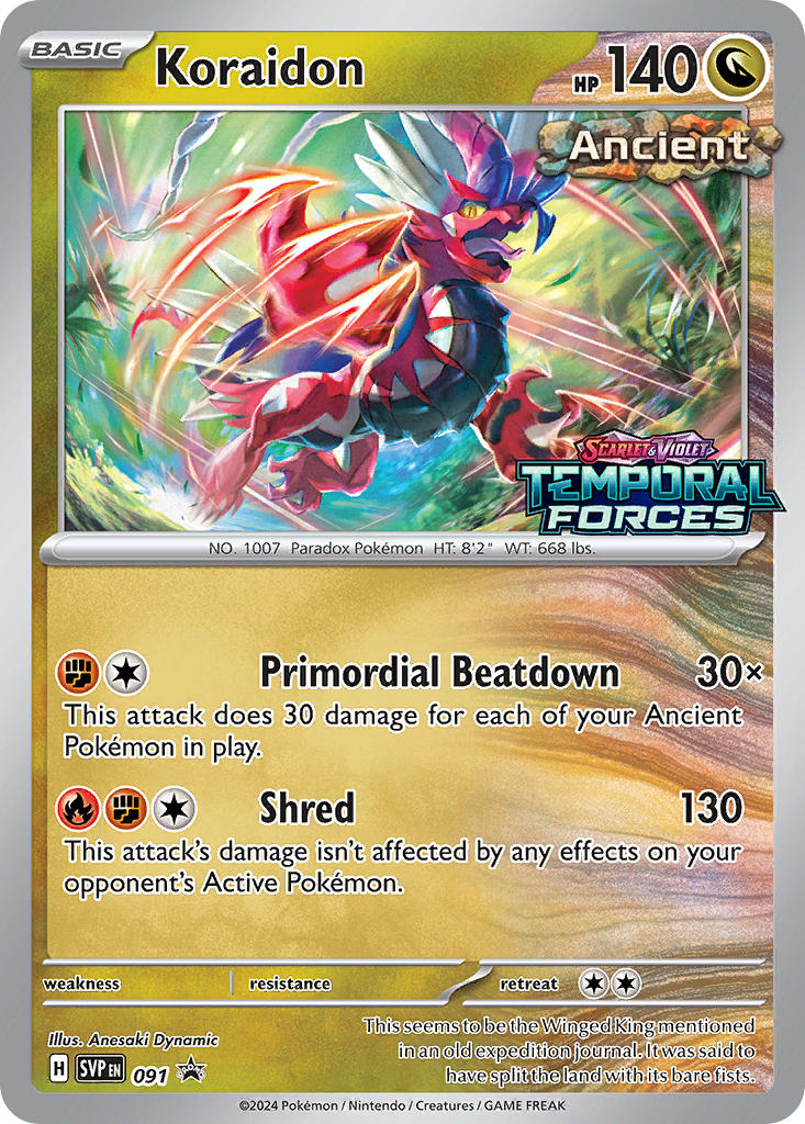 Koraidon - SV Black Star Promos (Promo) [SVP-091] English / Near Mint / Normal