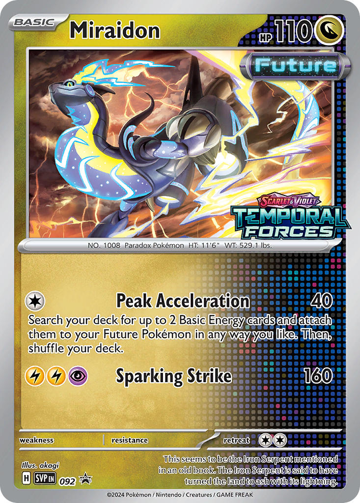 Miraidon - SV Black Star Promos (Promo) [SVP-092] English / Near Mint / Normal