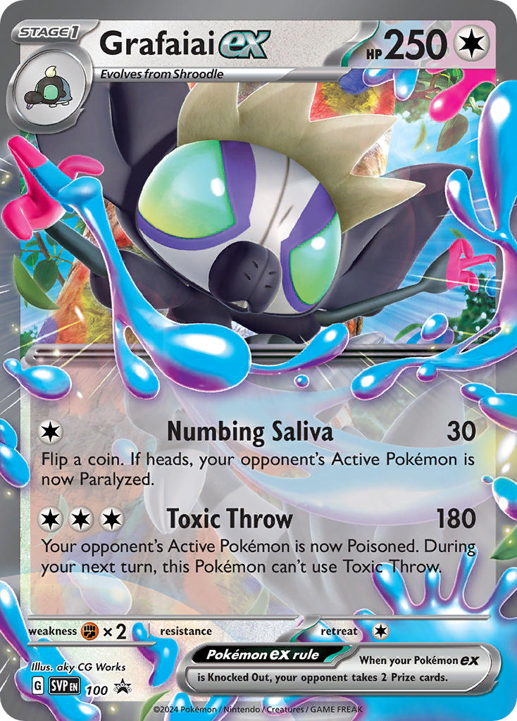 Grafaiai ex⁣ - SV Black Star Promos⁣ (Promo)⁣ [100] English / Near Mint / Normal