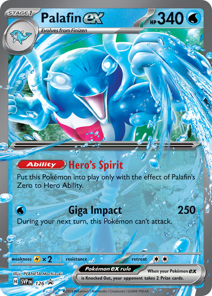Palafin ex - SV Black Star Promos (Promo) [SVP-126] English / Near Mint / Normal