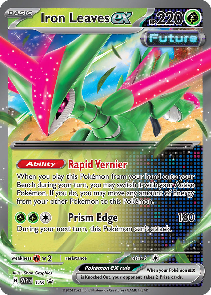 Iron Leaves ex⁣ - SV Black Star Promos⁣ (Promo)⁣ [128] English / Near Mint / Normal