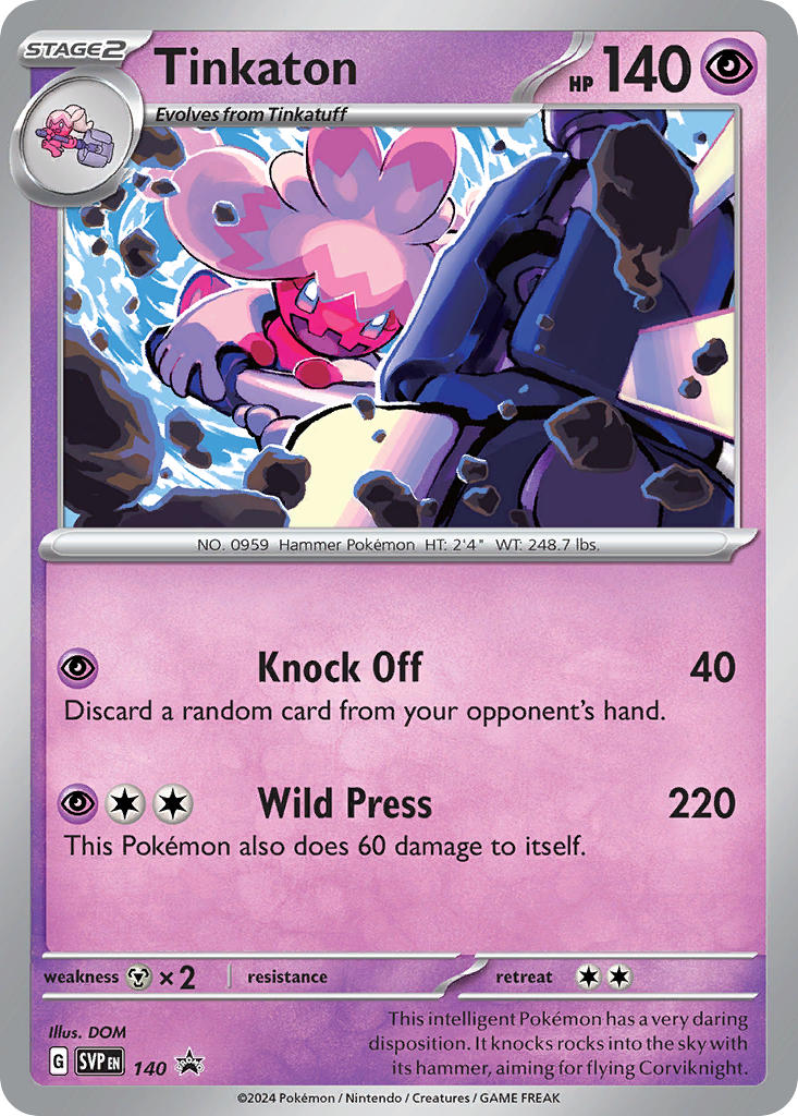 Tinkaton⁣ - SV Black Star Promos⁣ (Promo)⁣ [140] English / Near Mint / Normal