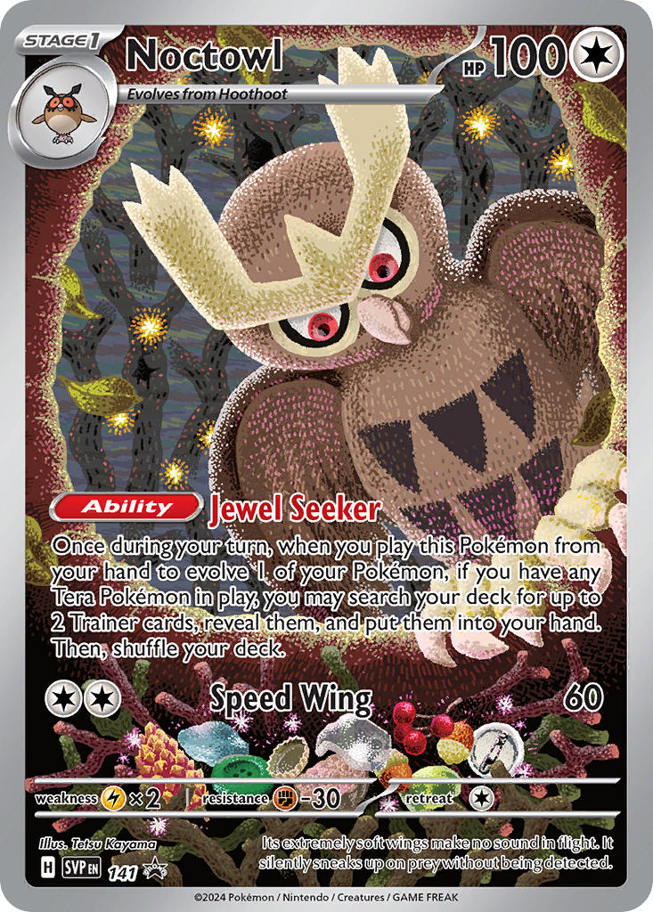 Noctowl⁣ - SV Black Star Promos⁣ (Promo)⁣ [141] English / Near Mint / Normal