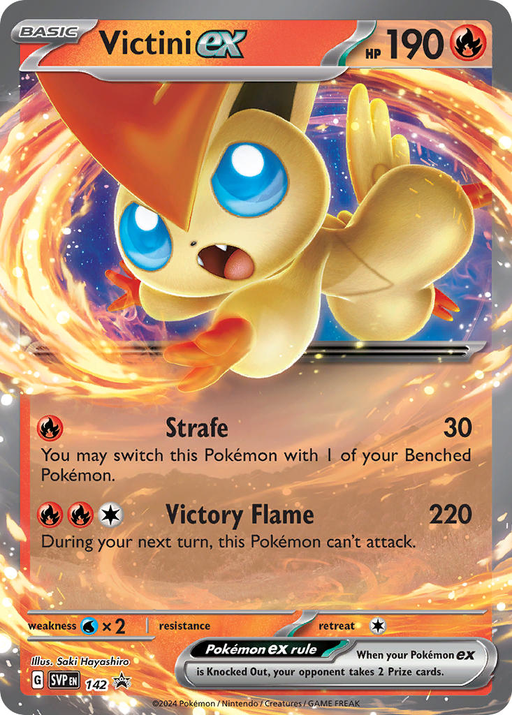 Victini ex - SV Black Star Promos (Promo) [SVP-142] English / Near Mint / Normal