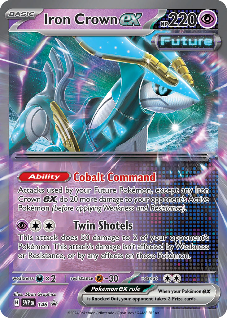 Iron Crown ex - SV Black Star Promos (Promo) [SVP-146] English / Near Mint / Normal