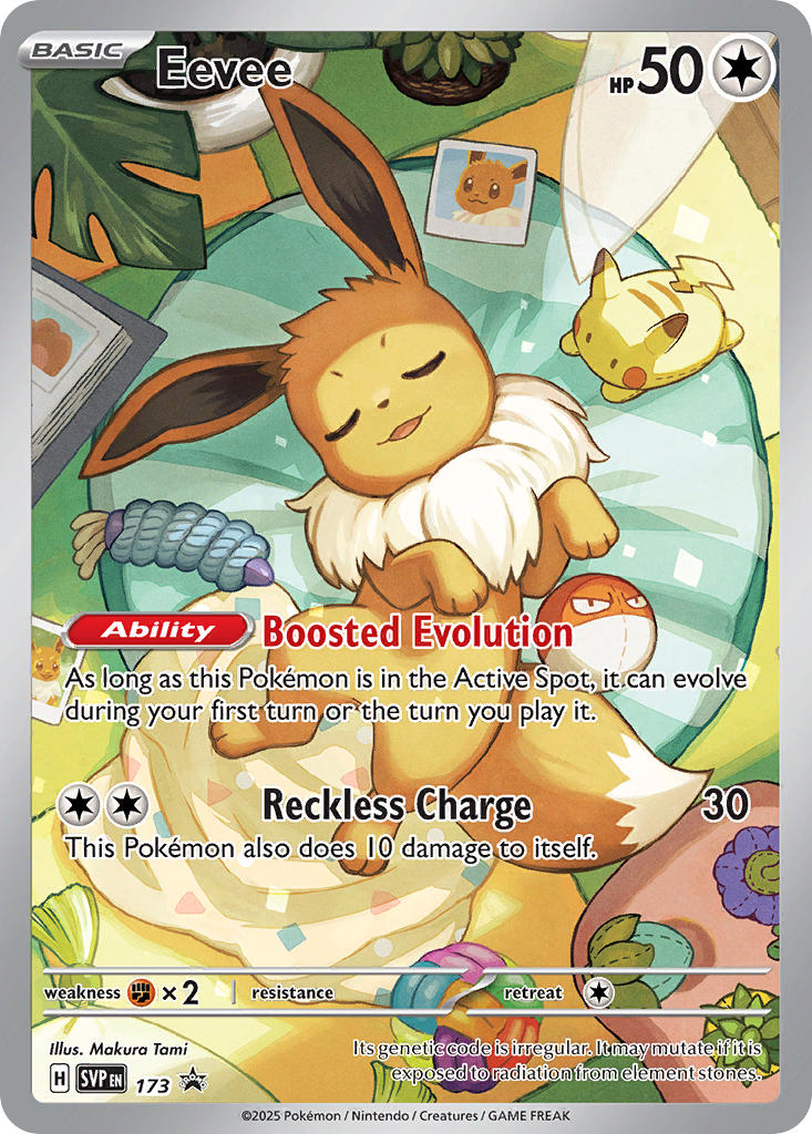 Eevee⁣ - SV Black Star Promos⁣ (Promo)⁣ [173] English / Near Mint / Normal
