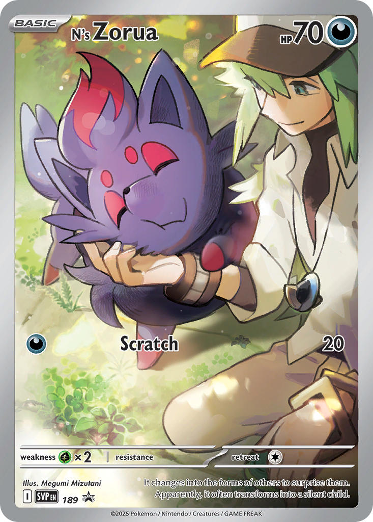 N's Zorua⁣ - SV Black Star Promos⁣ (Promo)⁣ [189] English / Near Mint / Normal