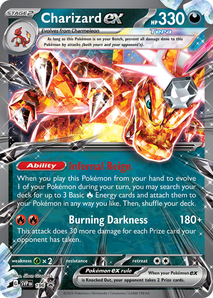 Charizard ex⁣ - SV Black Star Promos⁣ (Promo)⁣ [196] English / Near Mint / Normal
