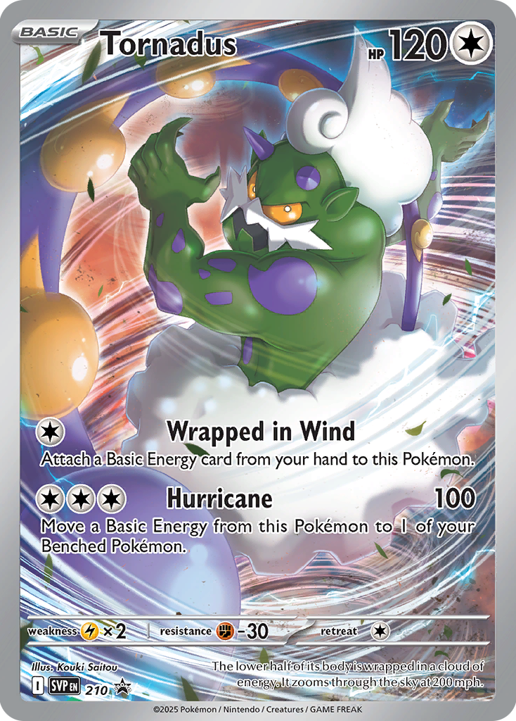 Tornadus - SV Black Star Promos (Promo) [SVP-210] English / Near Mint / Normal