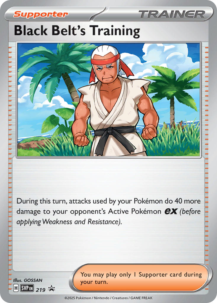 Black Belt's Training - SV Black Star Promos (Promo) [SVP-219] English / Near Mint / Normal
