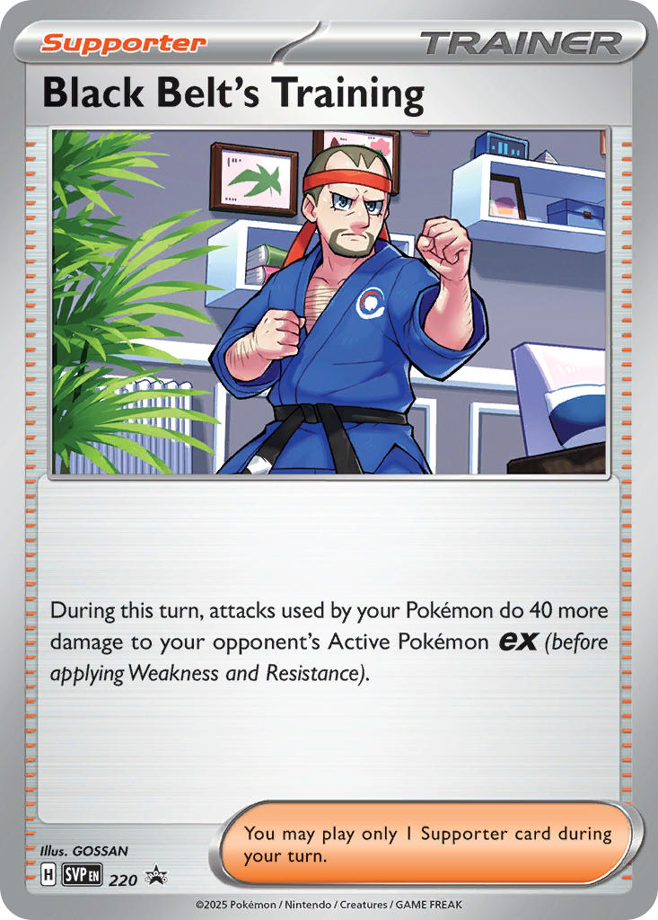 Black Belt's Training - SV Black Star Promos (Promo) [SVP-220] English / Near Mint / Normal