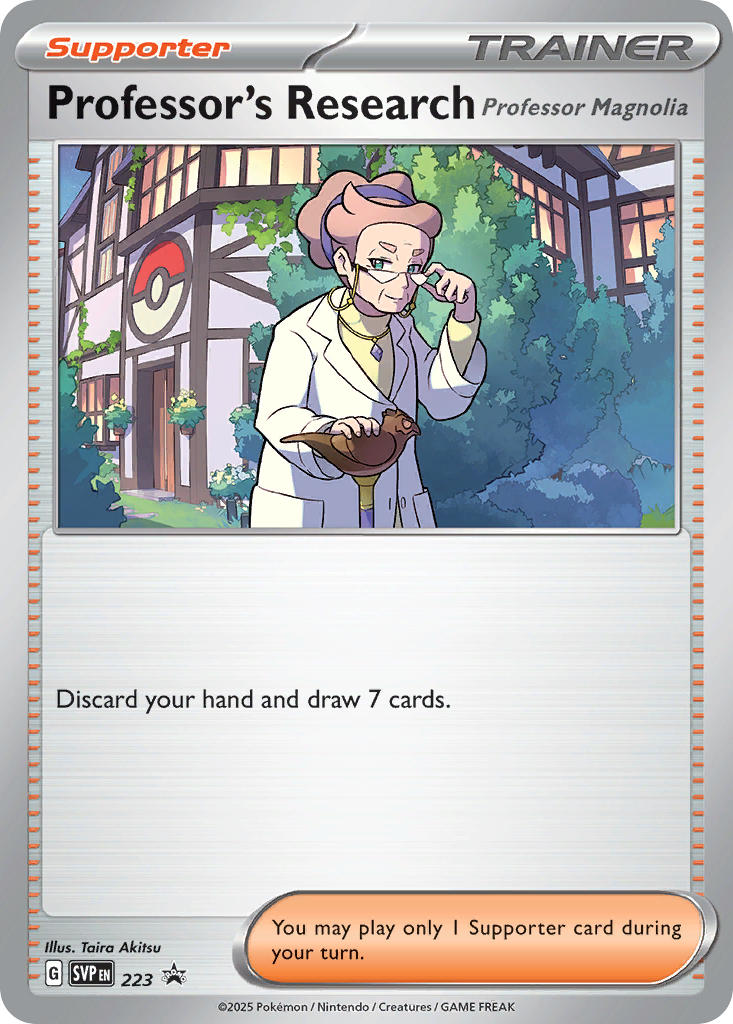 Professor's Research - Professor Magnolia - SV Black Star Promos (Promo) [SVP-223] English / Near Mint / Normal