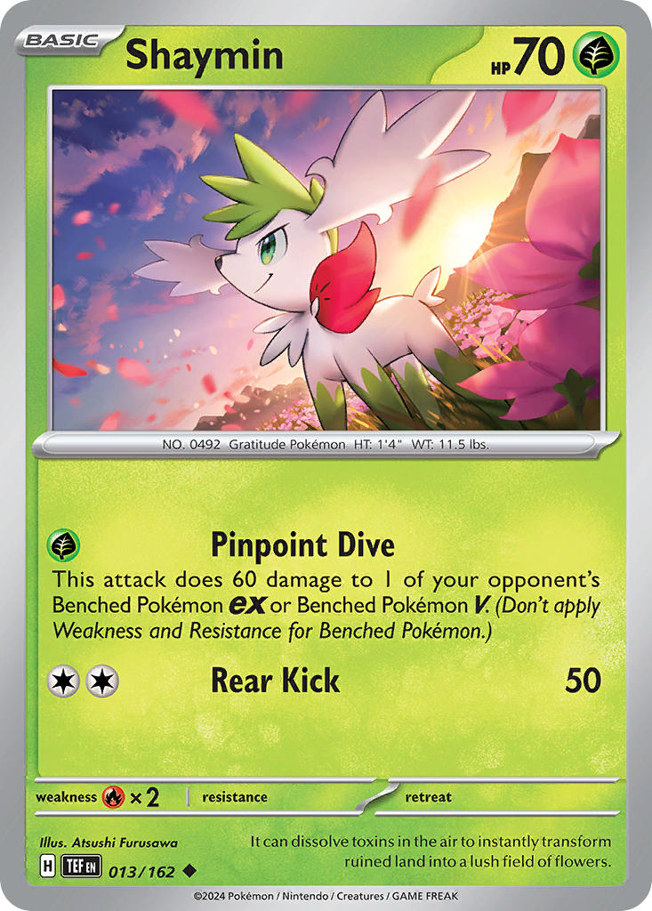 Shaymin⁣ - Temporal Forces⁣ (Uncommon)⁣ [013]