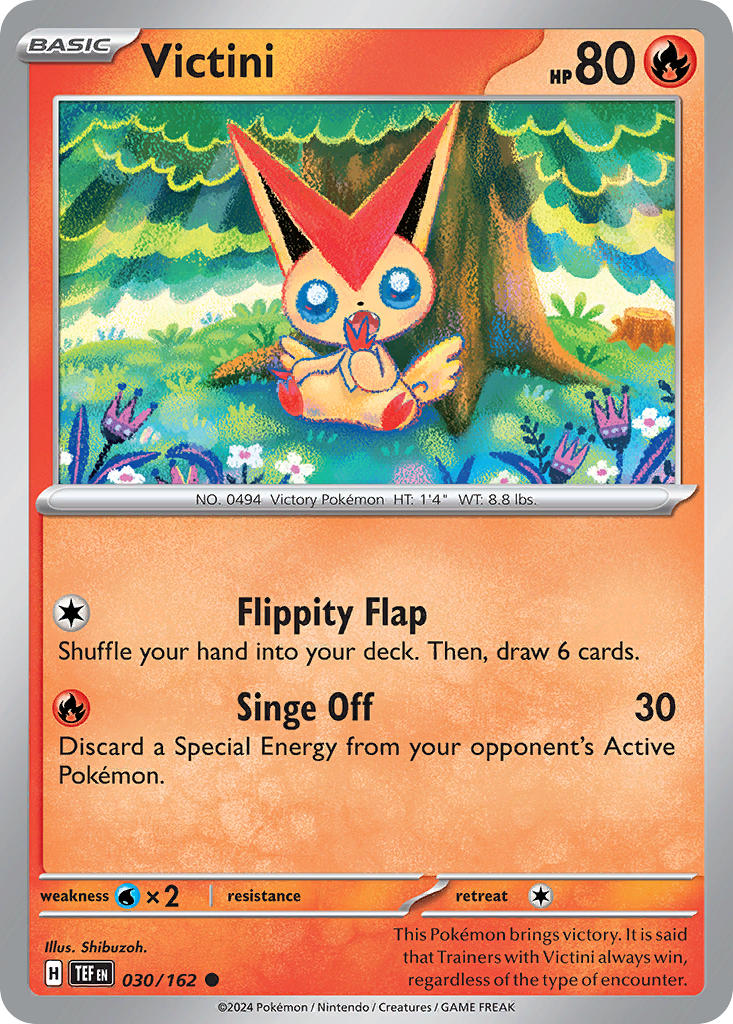 Victini⁣ - Temporal Forces⁣ (Common)⁣ [030]