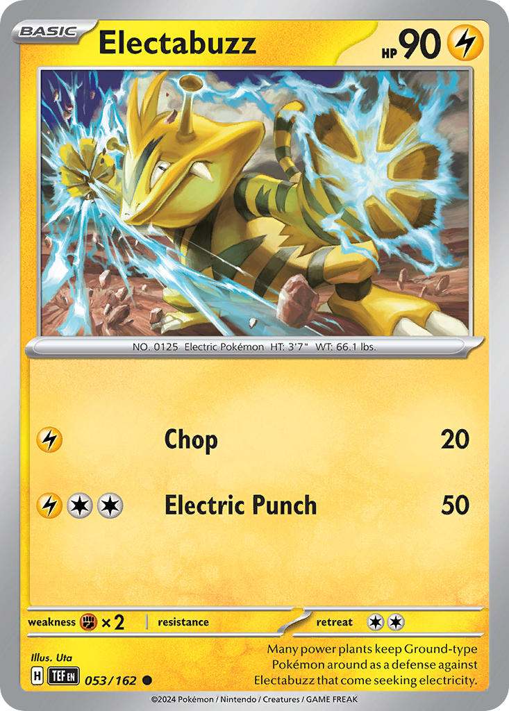 Electabuzz⁣ - Temporal Forces⁣ (Common)⁣ [053]