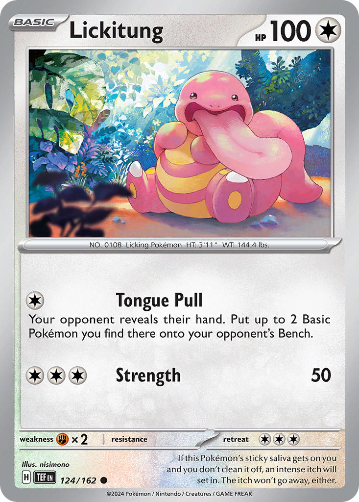 Lickitung⁣ - Temporal Forces⁣ (Common)⁣ [124]