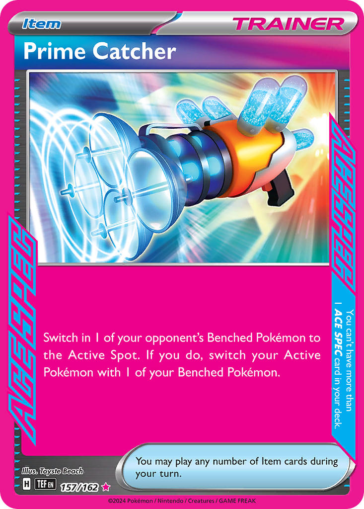 Prime Catcher⁣ - Temporal Forces⁣ (ACE Rare)⁣ [157] English / Excellent / Normal