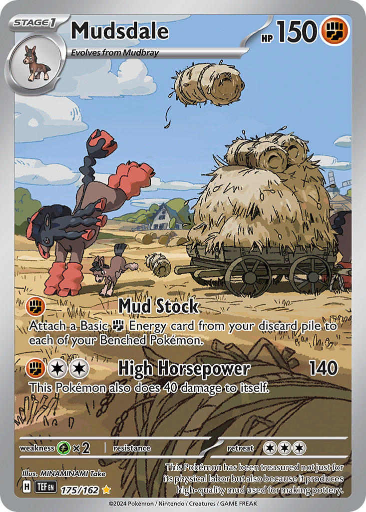 Mudsdale⁣ - Temporal Forces⁣ (Illustration Rare)⁣ [175] English / Near Mint / Normal
