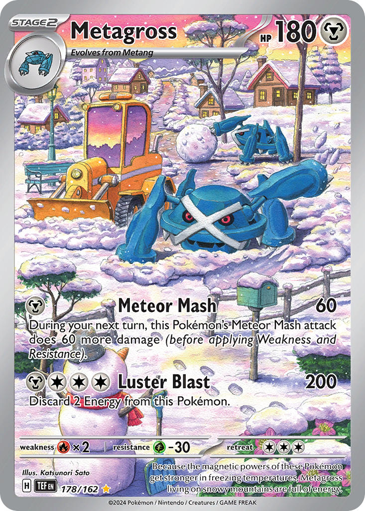 Metagross⁣ - Temporal Forces⁣ (Illustration Rare)⁣ [178] English / Near Mint / Normal