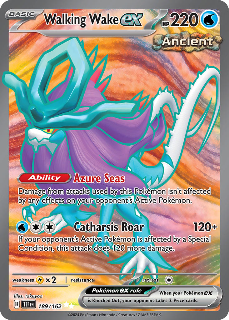 Walking Wake ex⁣ - Temporal Forces⁣ (Ultra Rare)⁣ [189] English / Near Mint / Normal