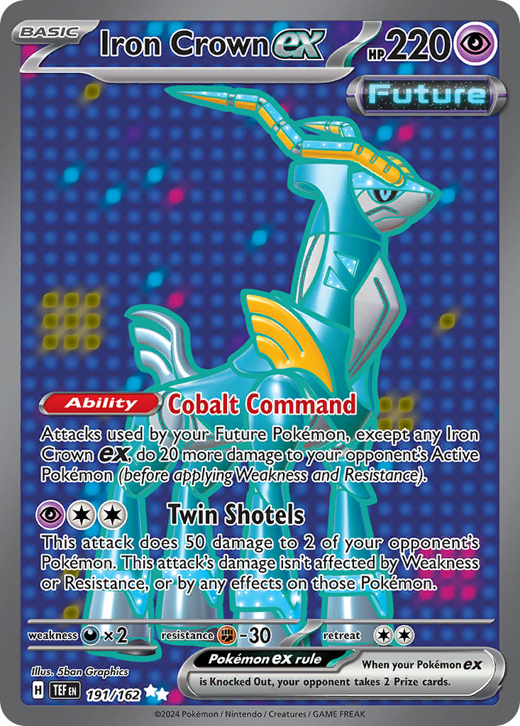 Iron Crown ex⁣ - Temporal Forces⁣ (Ultra Rare)⁣ [191] English / Near Mint / Normal