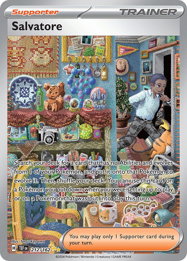 Salvatore⁣ - Temporal Forces⁣ (Special Illustration Rare)⁣ [212] English / Near Mint / Normal