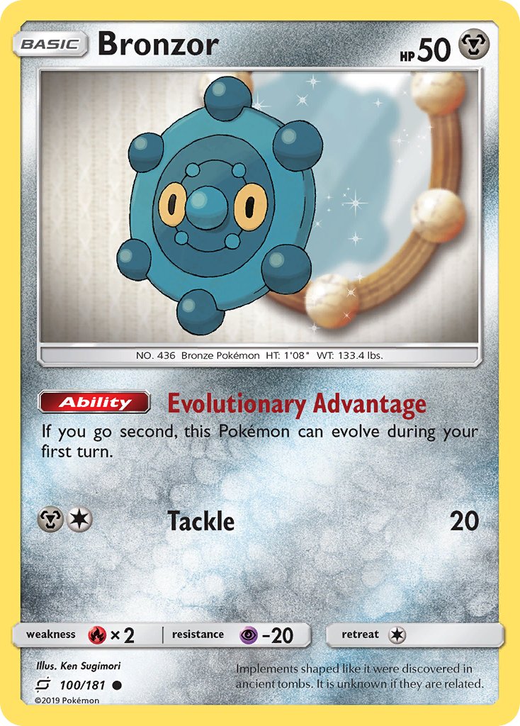 Bronzor⁣ - Team Up⁣ (Common)⁣ [100] English / Excellent / Normal