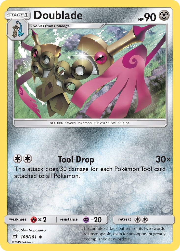 Doublade⁣ - Team Up⁣ (Uncommon)⁣ [108]