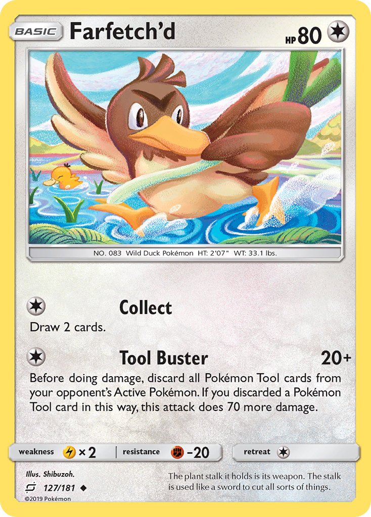 Farfetch'd⁣ - Team Up⁣ (Uncommon)⁣ [127] English / Near Mint / Normal