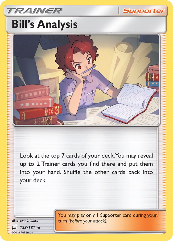 Bill's Analysis⁣ - Team Up⁣ (Holo Rare)⁣ [133] English / Near Mint / Normal
