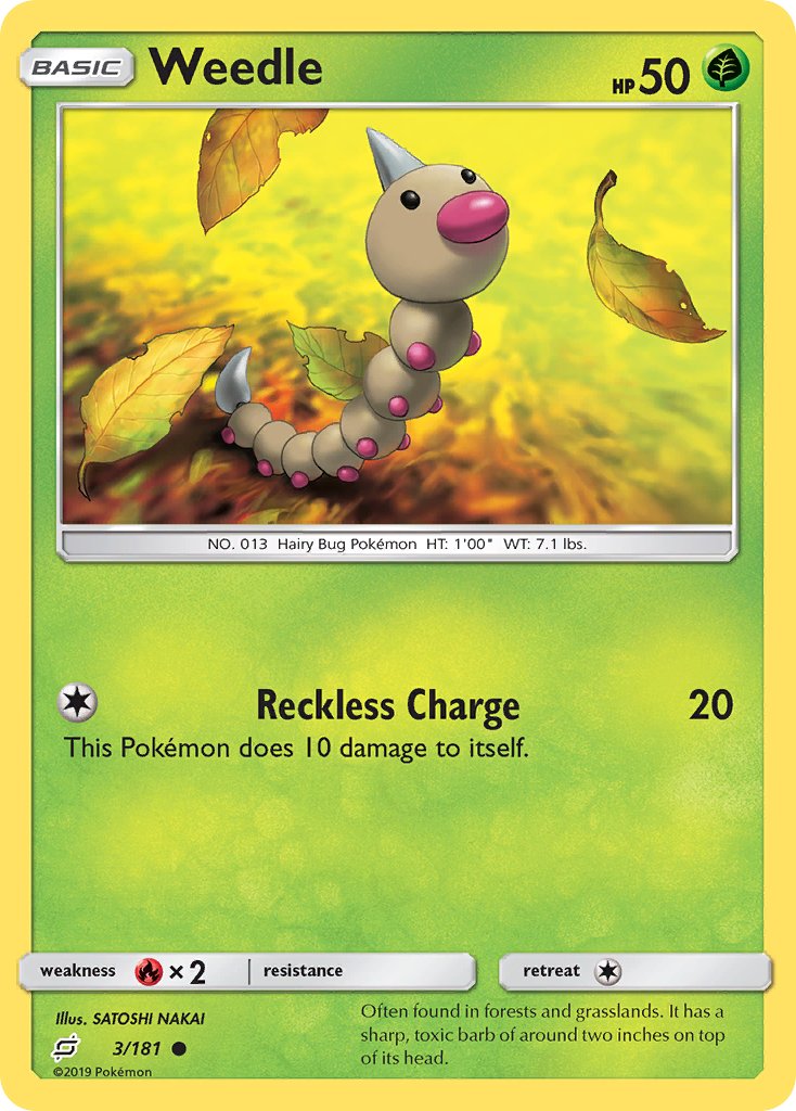 Weedle - Team Up (Common) [3] Kortspil