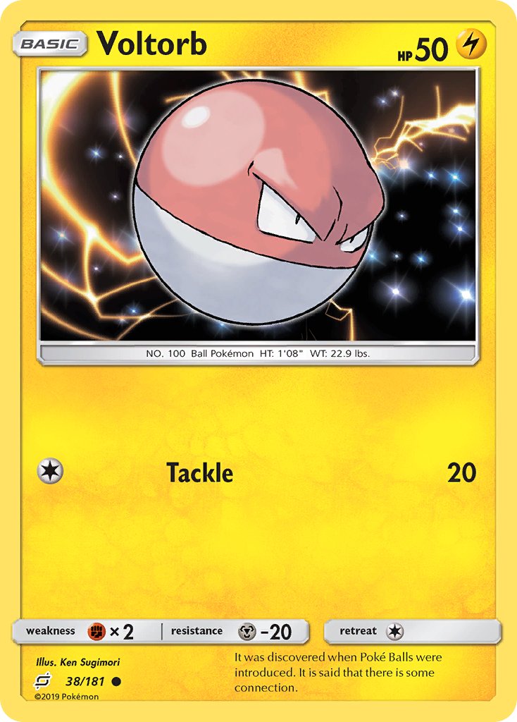 Voltorb⁣ - Team Up⁣ (Common)⁣ [38] English / Excellent / Normal