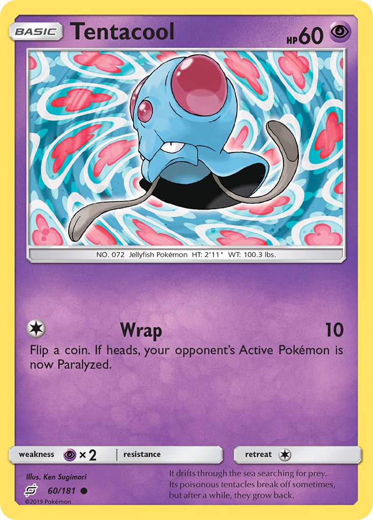 Tentacool⁣ - Team Up⁣ (Common)⁣ [60] English / Near Mint / Normal