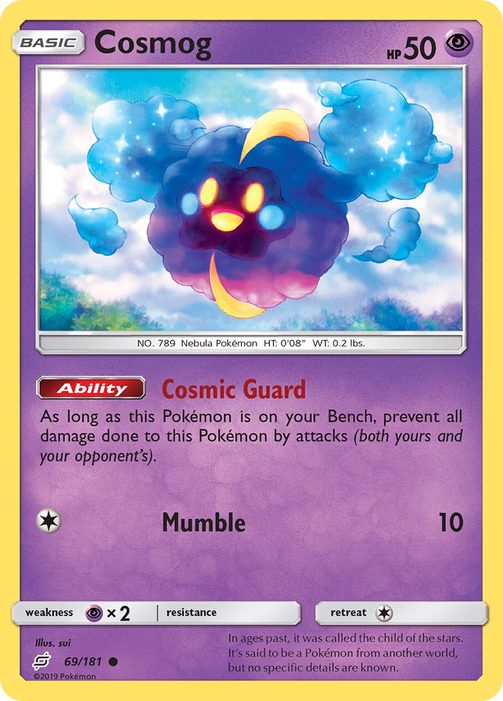 Cosmog⁣ - Team Up⁣ (Common)⁣ [69] English / Near Mint / Reverse-Holo Normal