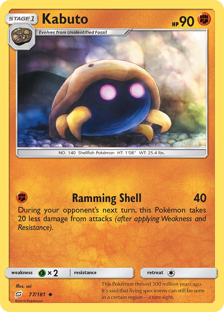 Kabuto⁣ - Team Up⁣ (Uncommon)⁣ [77] English / Near Mint / Reverse-Holo Normal