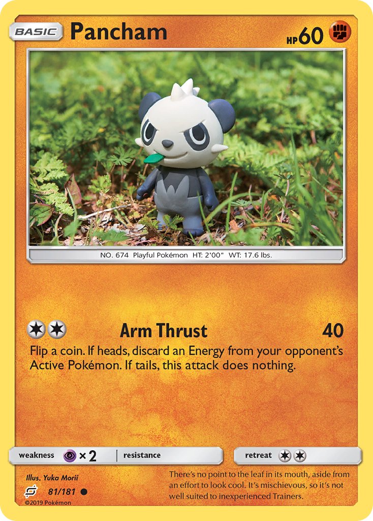 Pancham⁣ - Team Up⁣ (Common)⁣ [81] English / Excellent / Normal
