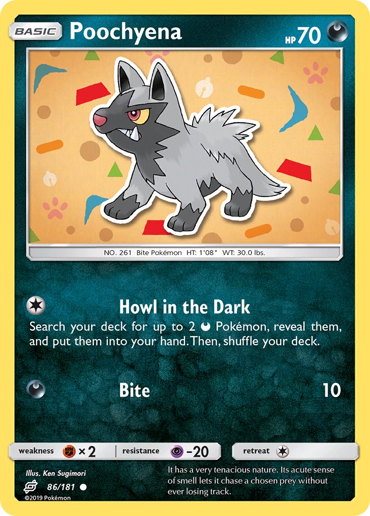 Poochyena⁣ - Team Up⁣ (Common)⁣ [86] English / Near Mint / Normal