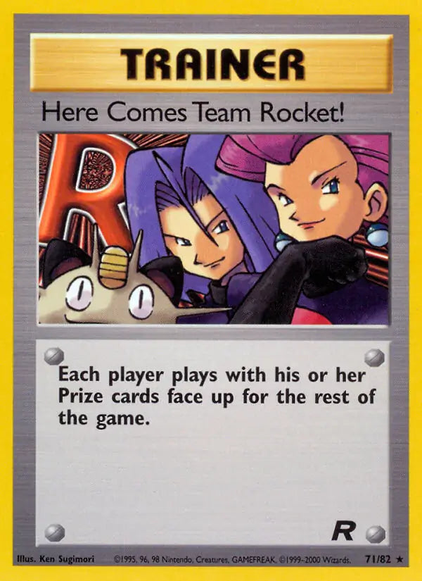 Here Comes Team Rocket!⁣ - Team Rocket⁣ (Rare)⁣ [71] English / Light Played / Normal