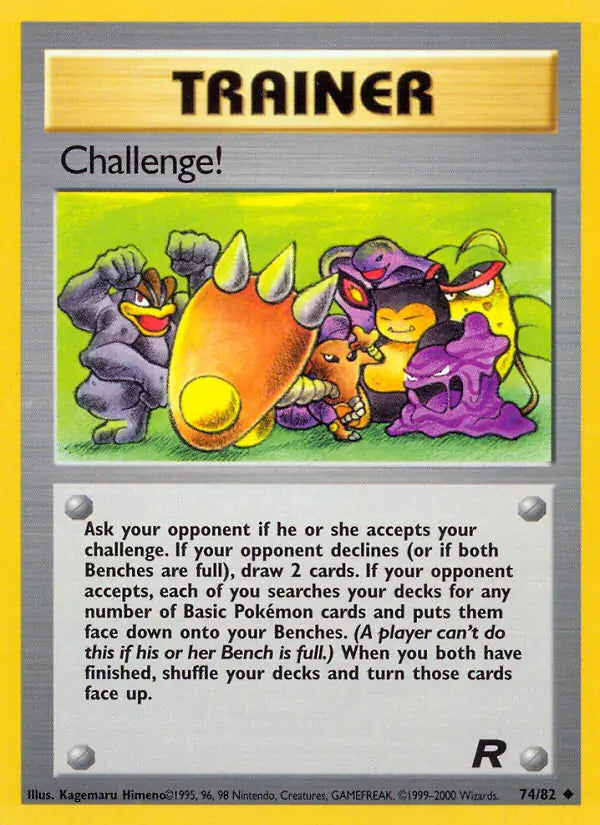 Challenge!⁣ - Team Rocket⁣ (Uncommon)⁣ [74]